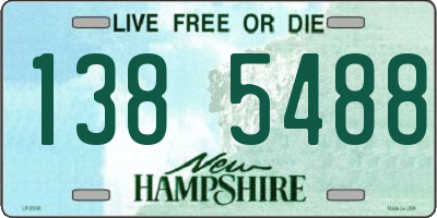 NH license plate 1385488