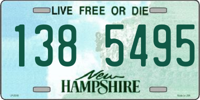 NH license plate 1385495