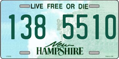NH license plate 1385510