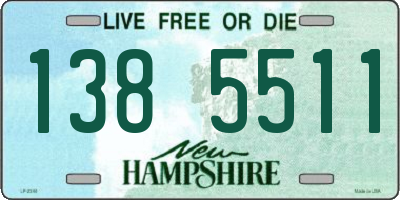 NH license plate 1385511