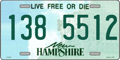 NH license plate 1385512