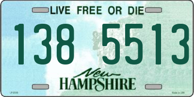 NH license plate 1385513