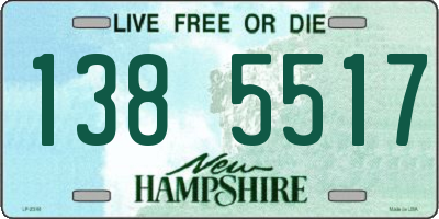 NH license plate 1385517