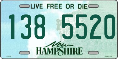 NH license plate 1385520