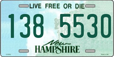 NH license plate 1385530