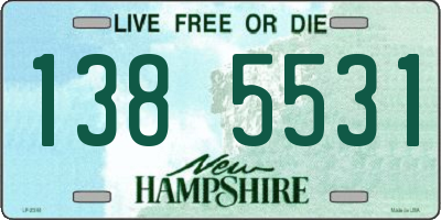 NH license plate 1385531