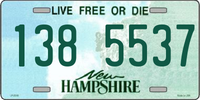 NH license plate 1385537
