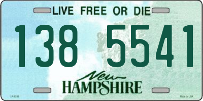 NH license plate 1385541