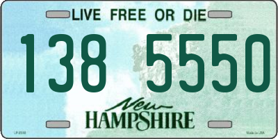 NH license plate 1385550