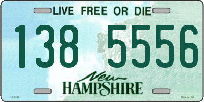 NH license plate 1385556