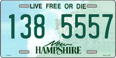 NH license plate 1385557