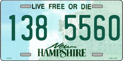 NH license plate 1385560