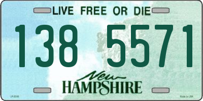NH license plate 1385571