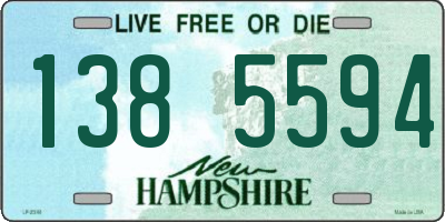 NH license plate 1385594