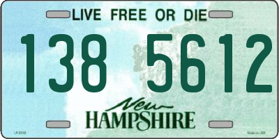 NH license plate 1385612