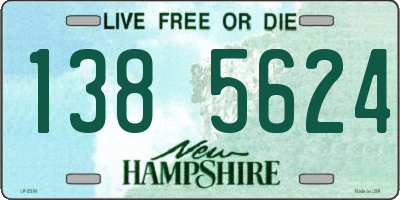 NH license plate 1385624