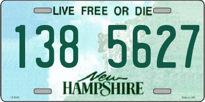 NH license plate 1385627