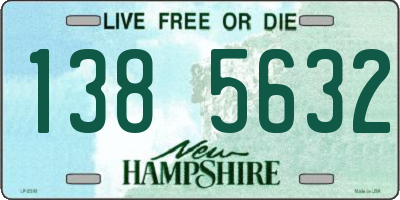 NH license plate 1385632