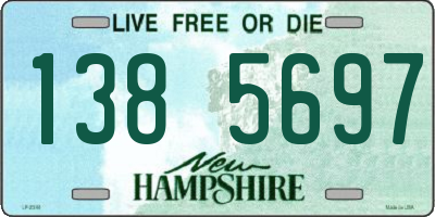 NH license plate 1385697