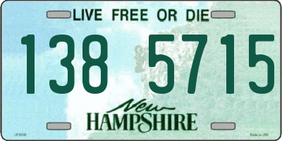 NH license plate 1385715