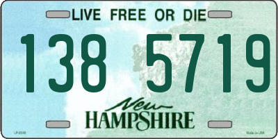 NH license plate 1385719