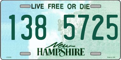 NH license plate 1385725