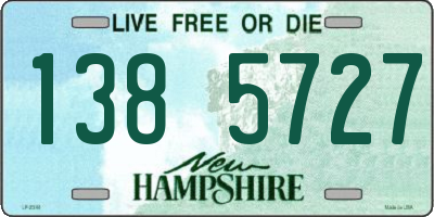NH license plate 1385727