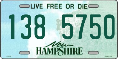 NH license plate 1385750