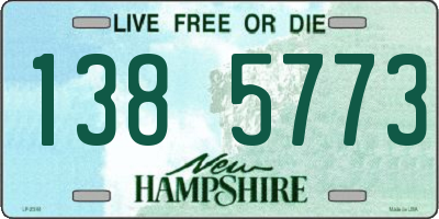 NH license plate 1385773