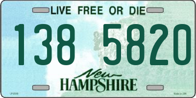 NH license plate 1385820