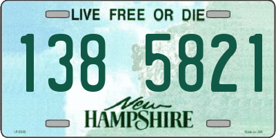 NH license plate 1385821