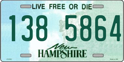 NH license plate 1385864