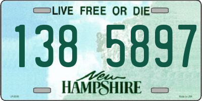 NH license plate 1385897