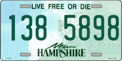 NH license plate 1385898