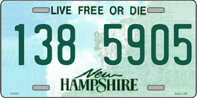 NH license plate 1385905