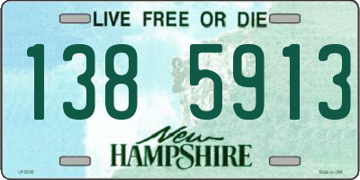 NH license plate 1385913