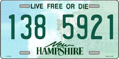NH license plate 1385921