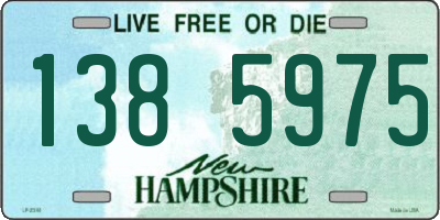 NH license plate 1385975