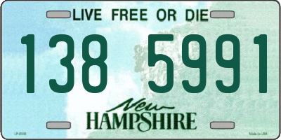 NH license plate 1385991