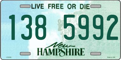 NH license plate 1385992