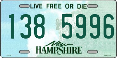 NH license plate 1385996