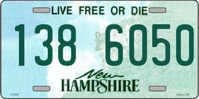 NH license plate 1386050