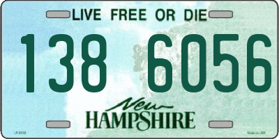 NH license plate 1386056