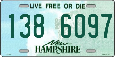 NH license plate 1386097