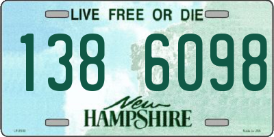 NH license plate 1386098