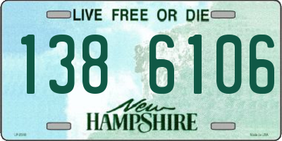 NH license plate 1386106