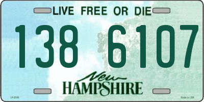 NH license plate 1386107
