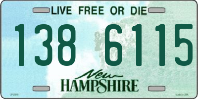 NH license plate 1386115