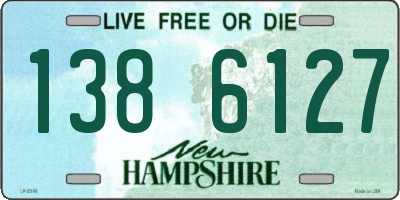 NH license plate 1386127