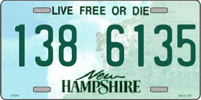 NH license plate 1386135